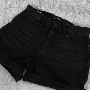 Calvin Klein Black Jean Shorts - Size 4